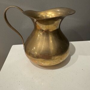 Elegant Vintage Brass Pitcher
